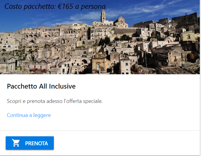 Hotel Matera Pacchetto All Inclusive
